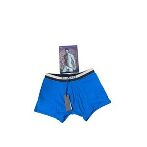 Versace Underwear Men's Blue Boxer‎ Briefs Size 4 (S) Authentic Made in Bosnia